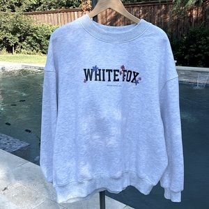 White Fox Boutique Sweatshirt M/L in Grey Marle - Sold Out!